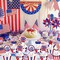 4th of July Patriotic Cupcake Toppers Independence Day Cupcake Topper Wrappers Liners Flag Star Design Cake Decorations for Memorial Day Parade Party Supplies (24 Pcs)